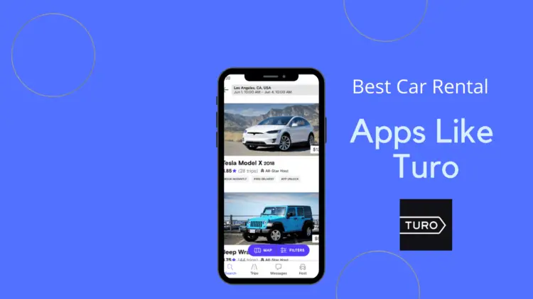 8 Best Car rental apps like Turo