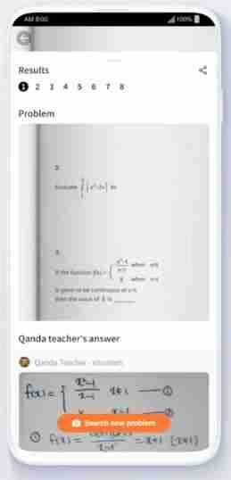 Qanda math app