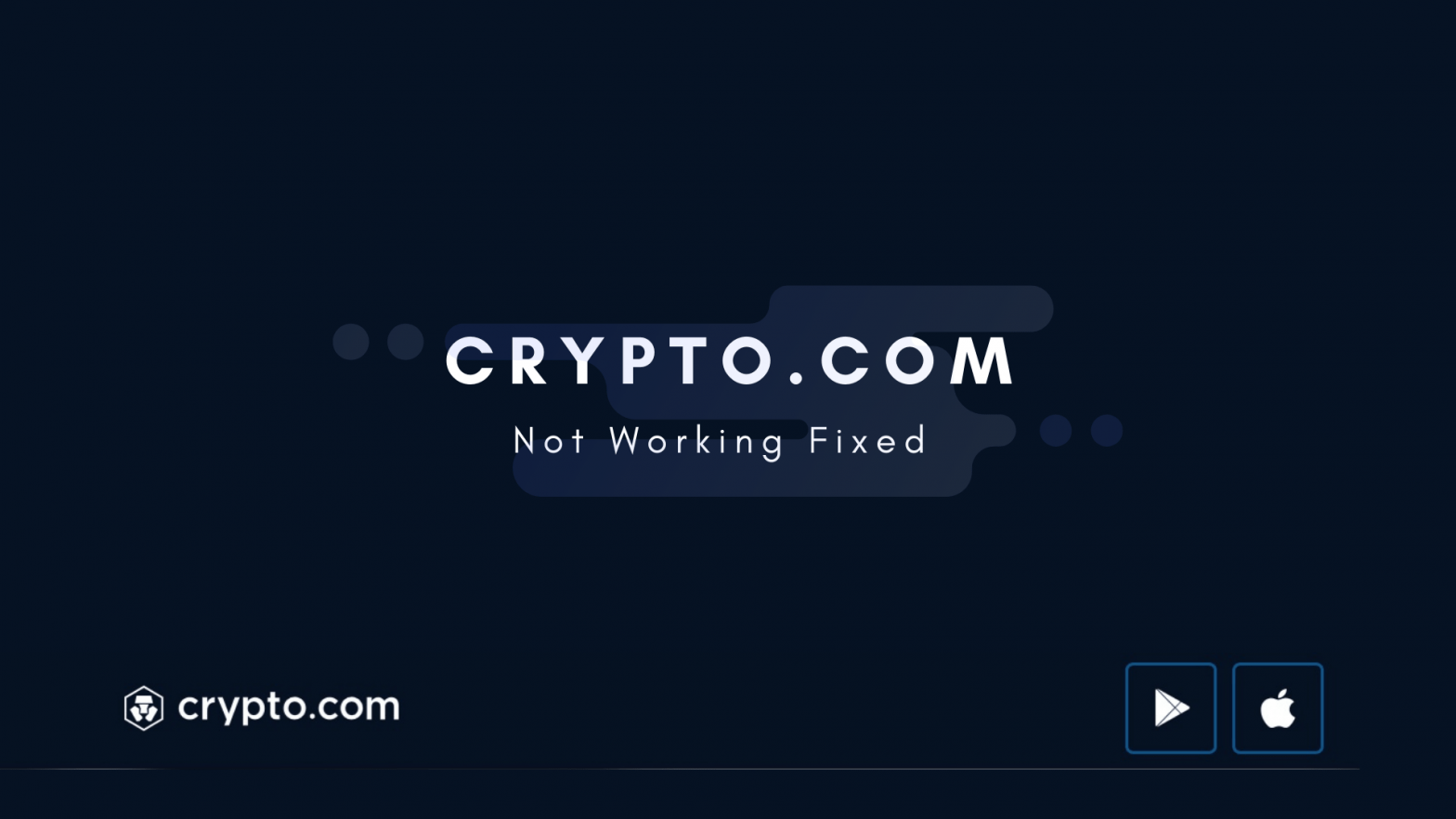 crypto .com not working