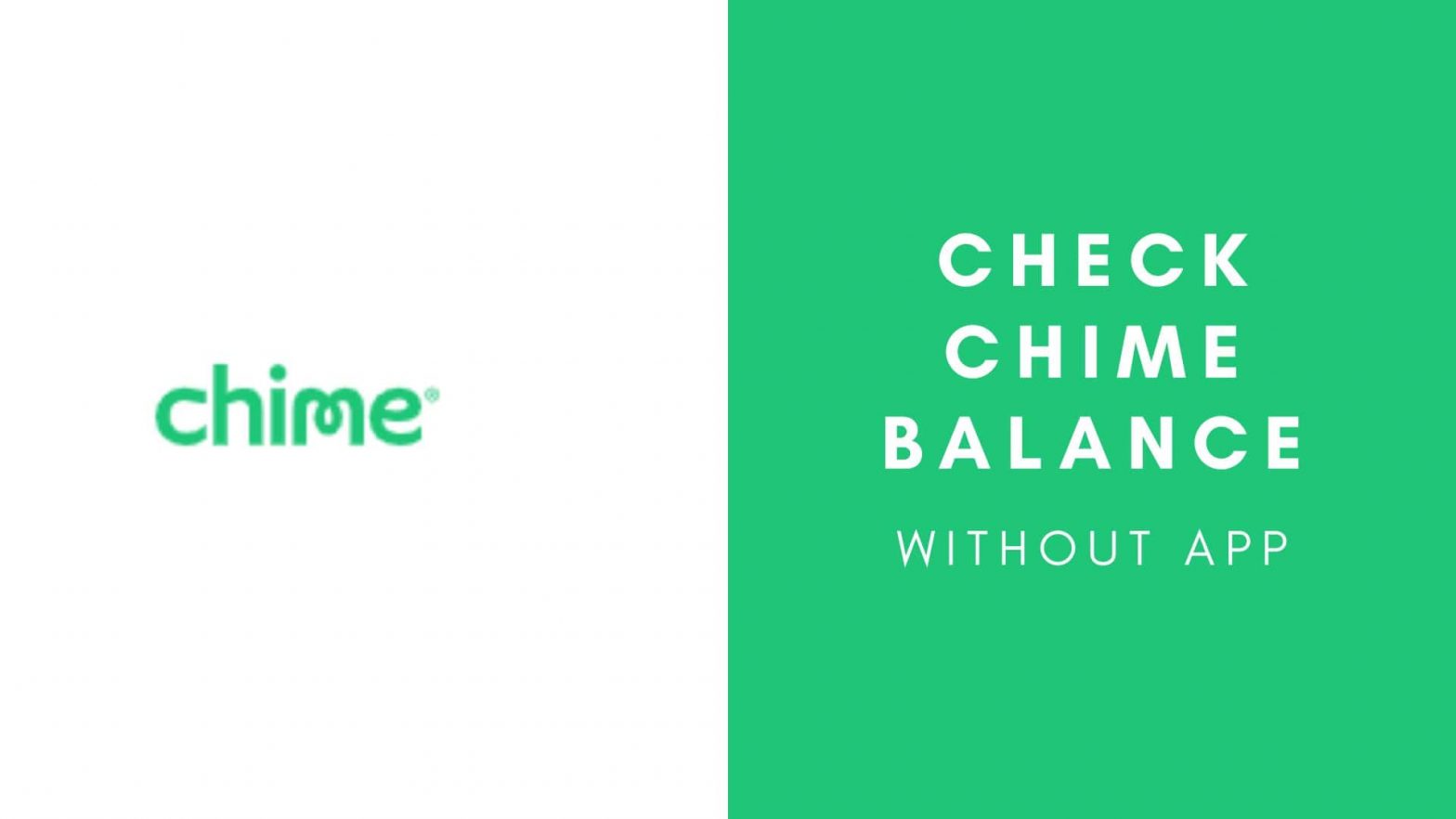 check chime balance without app-min