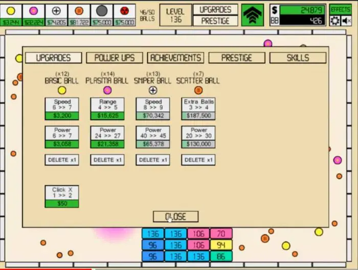 Idle breakout upgrade strategy