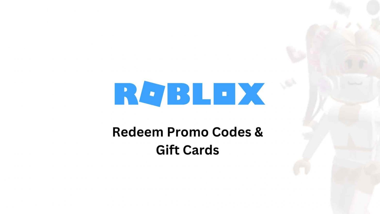 Roblox Redeem Promo Codes