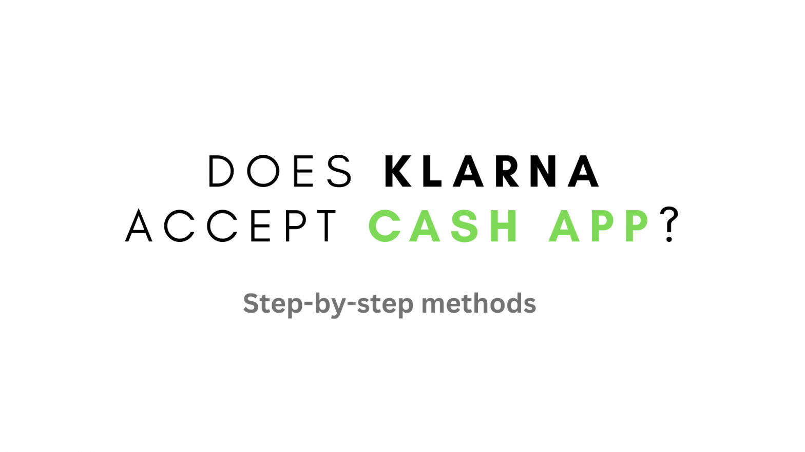Does Klarna accept Cash App