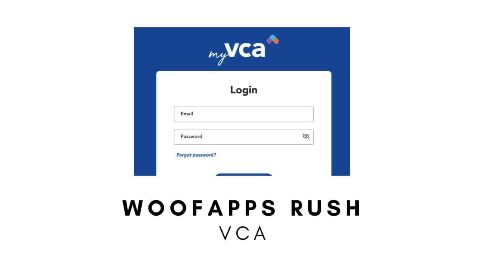 Woofapps VCA login
