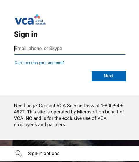 Woofapps VCA login min