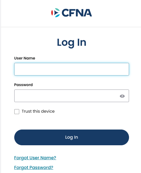Firestone login box