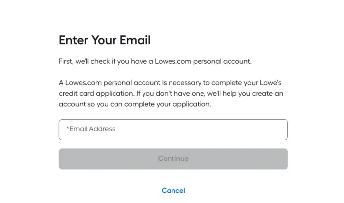 lowe's apply account