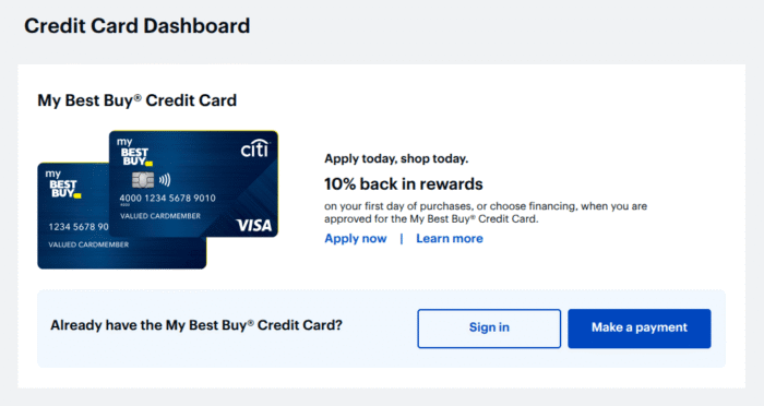 Login via bestbuy.com 