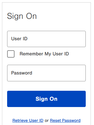 best buy credit card login box