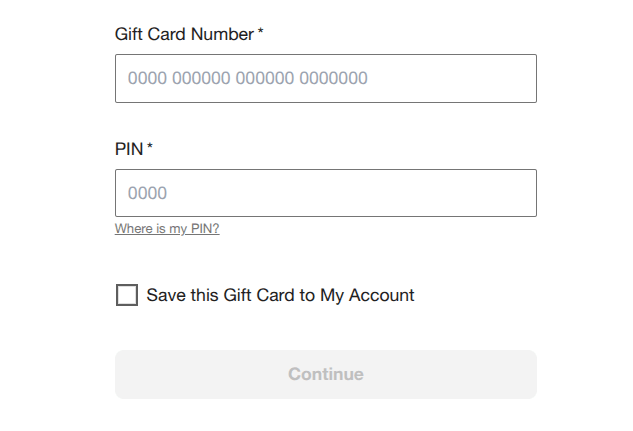 home depot gift balance box