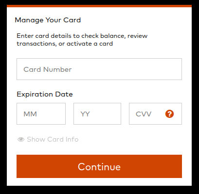Mastercard gift card activate